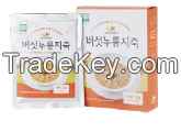 Organic mushroom crispy rice porridge