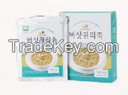 Organic mushroom oat porridge