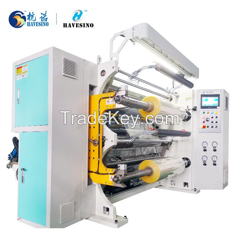 Foil slitting and rewinding  machine