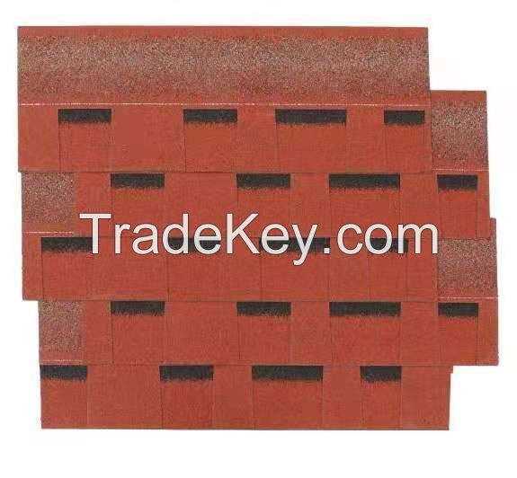Construction Material  Bitumen Asphalt Shingle Price Roofing Tiles For Apartment