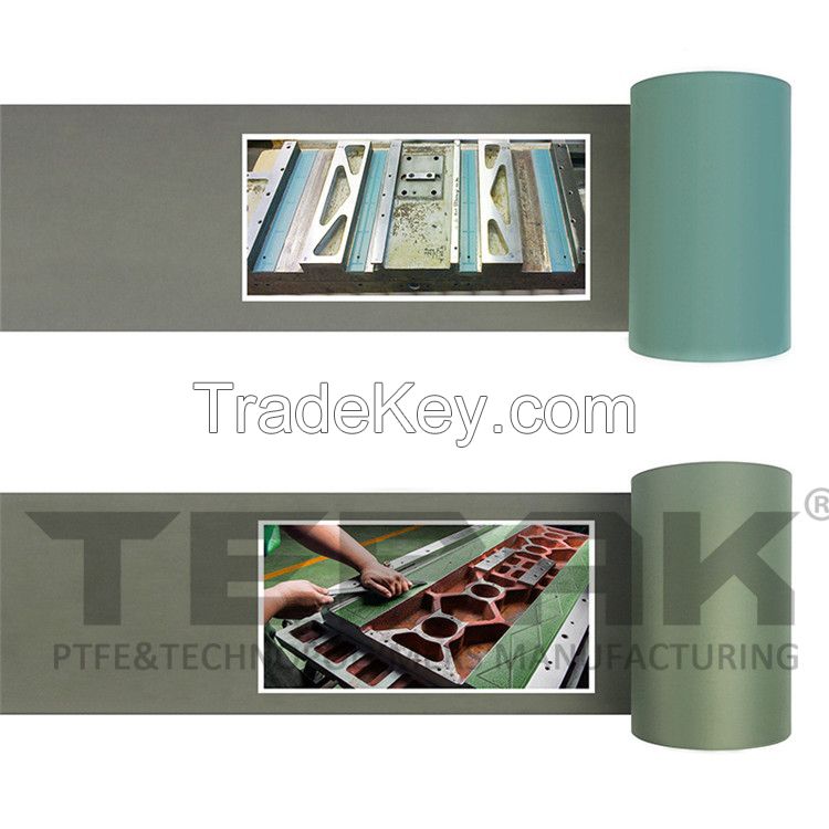 Blue Green Wear Resistance Ptfe Turcite B Slydeway Sheet