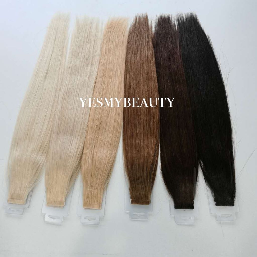 Double Drawn Remy European Injection Tape In Hair Extensions Invisible Tape Hair Extensions