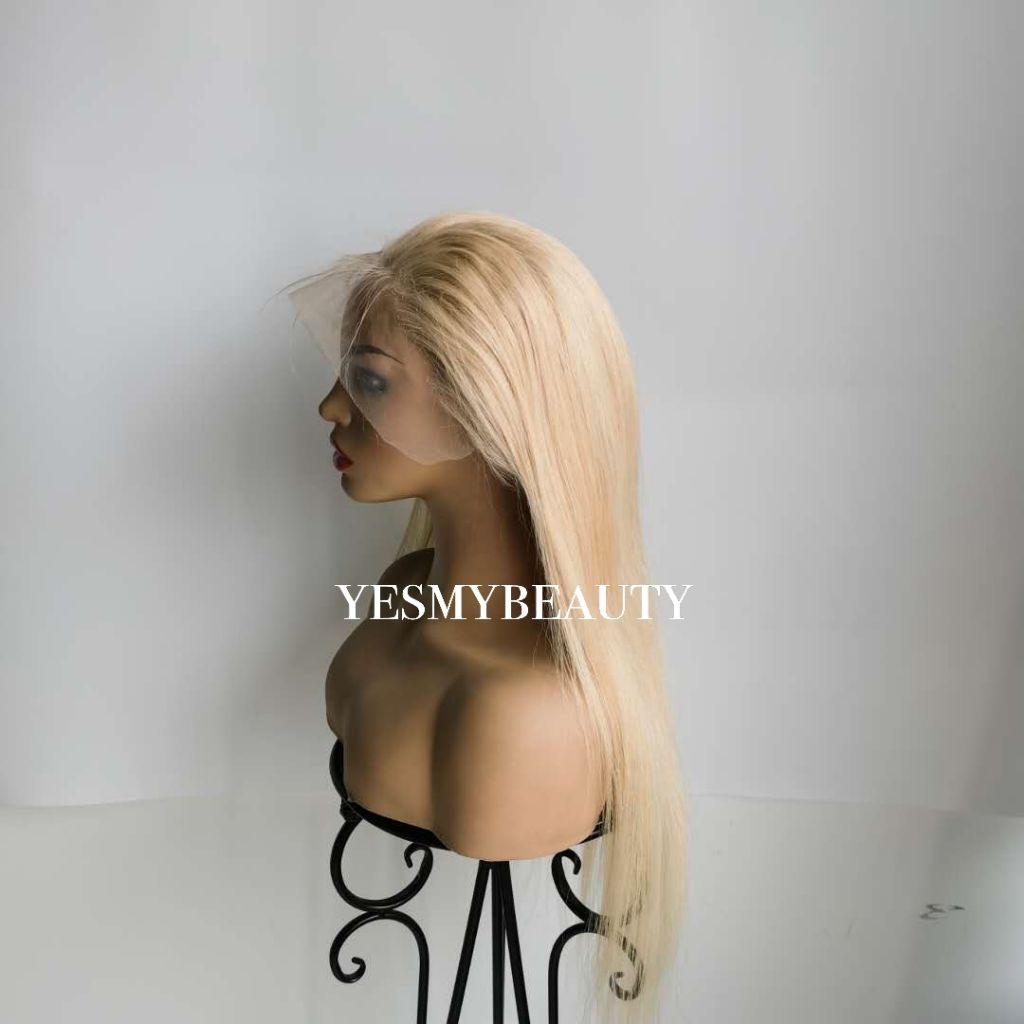 Brazilian 613 Lace Frontal Wigs Cheap Human Lace Wig 130% 150% 180%Density 13x4 Blonde Lace Frontal Wig Pre Plucked For Women