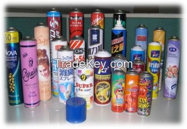 Aerosol cans, tinplate cans, spray can, neck-in cans, straight wall can, air freshener cans, lubricant can, oven cleaner can, brake cleaner cans, insecticide can, flies killer cans