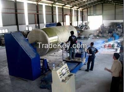 FRP Fiberglass Storage Tank Pipe Winding Equipment Machine