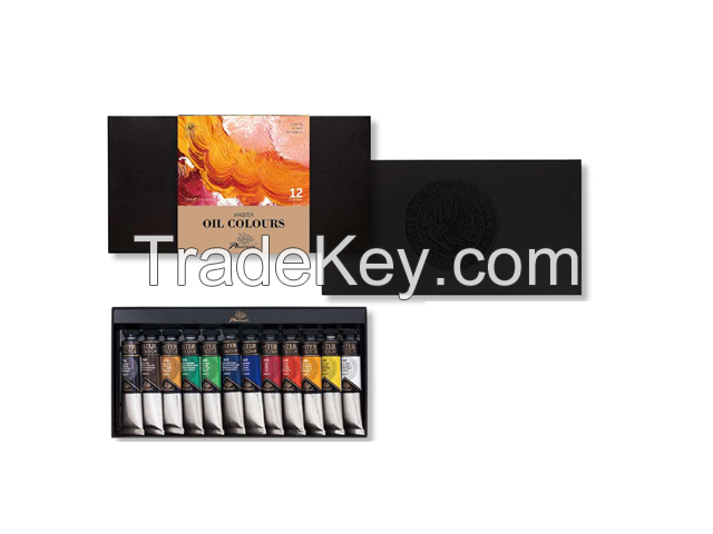 Master Oil Paint 12 x 22ml art set Phoenix Museum Gallery Studio use