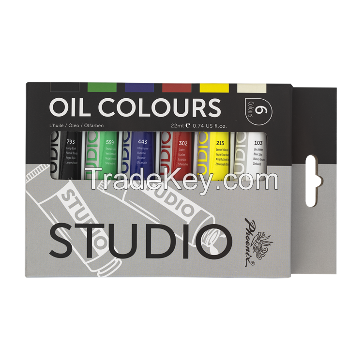 Sell Oil Paint 6 x 22ml art set studio series Phoenix OEM