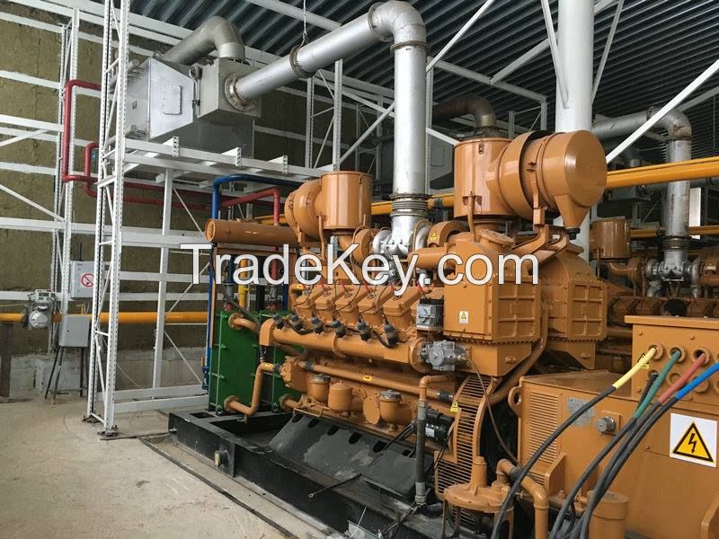 China JDEC 500kw biogas engine power generator set