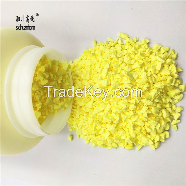 high pure Sulfur S 99.999% 7704-34-9 chemical basic material