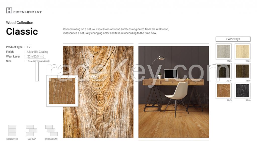 Luxury Vinyl Tile (Plank) flooring_Wood_Classic
