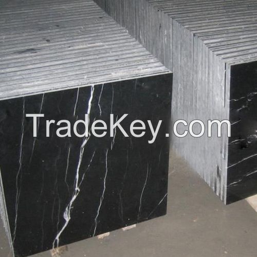 Black Marble High Quantity Chinese Black Marble Nero Marquina Cut To Size