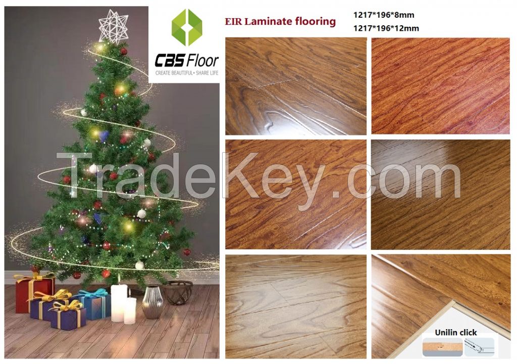Hot selling EIR embossed in register laminate flooring