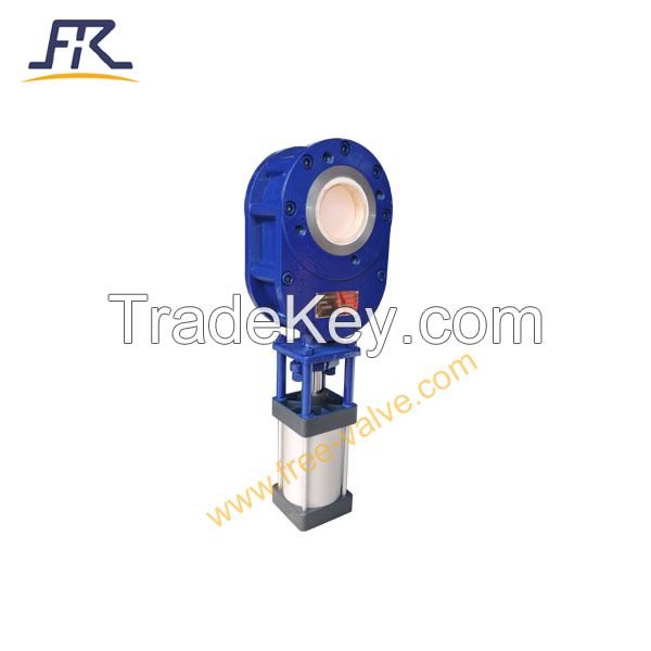 Thin Type Pneumatic Ceramic Double Disc Gate Valve