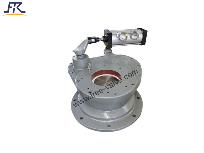 Pneumatic ceramic feeding rotary disc valve for power plant