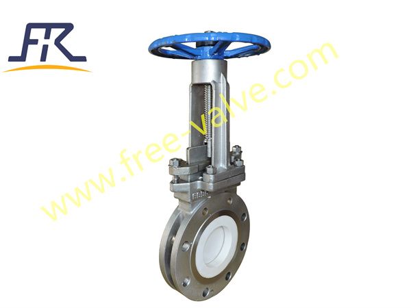 Manual Operated Stainless Steel Ceramic Lined Knife Gate Valve
