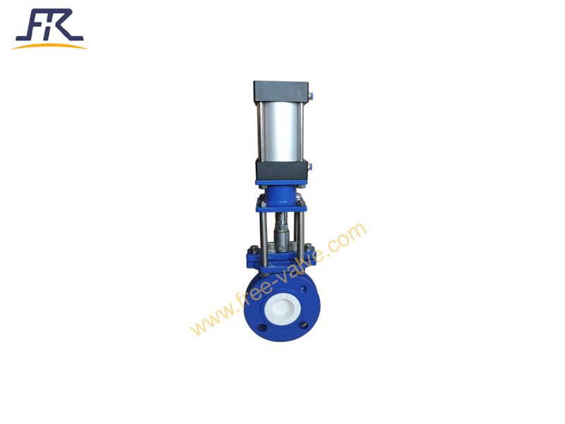 Pneumatic Ceramic Lined Knife Gate Valve