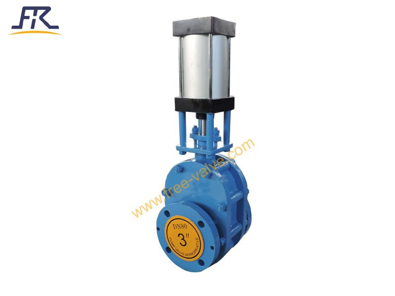 Sell 3 Inch Class 150 Type Pneumatic Ceramic Double Disc Gate Valve