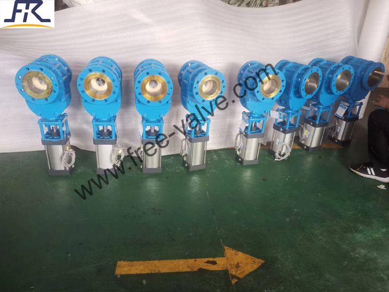 Sell Pneumatic Ceramic Lined Twin Disc Gate Valve