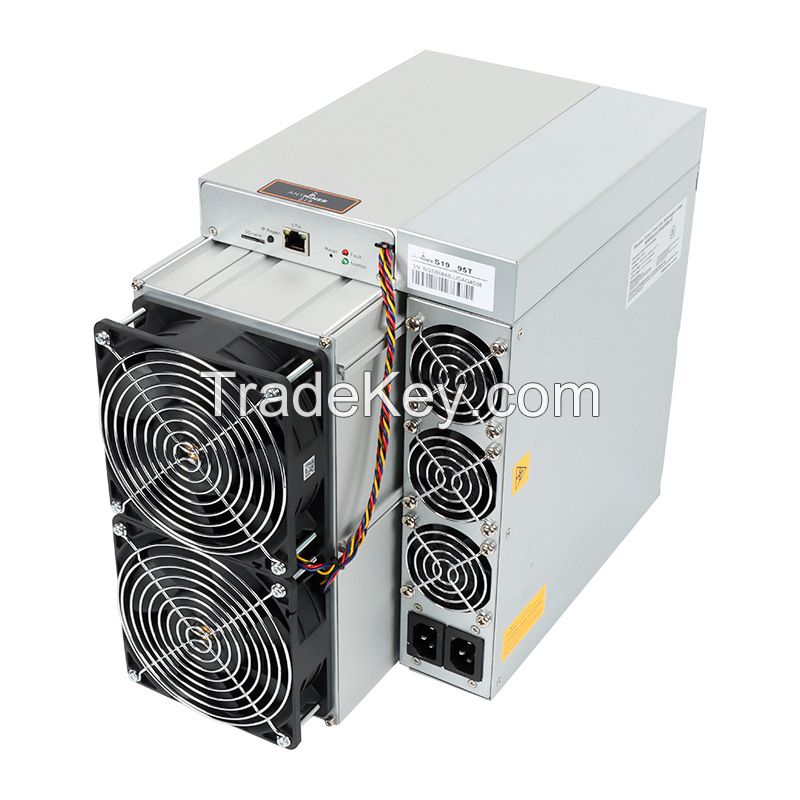 Crypto mining machine Asic Blockchain BTC miners 3215W 95th/s Bitmain Antminer S19