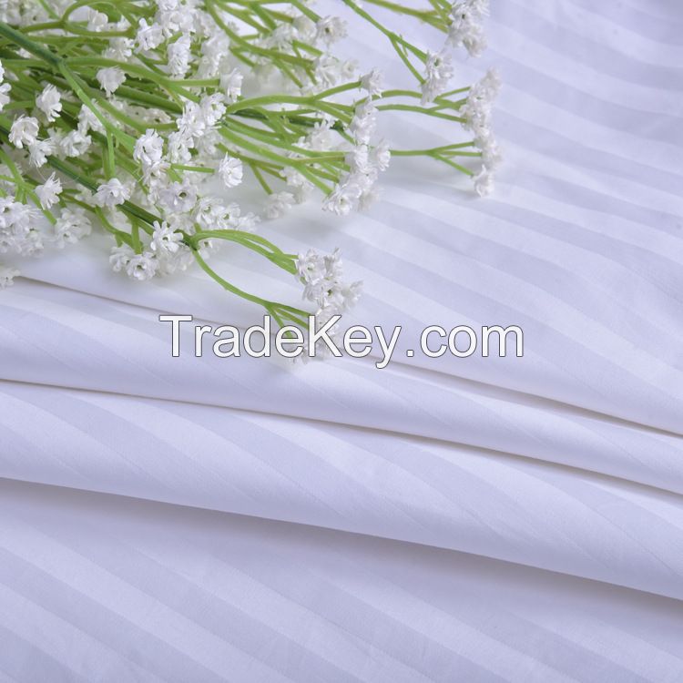 100% cotton Satin Stripe fabric