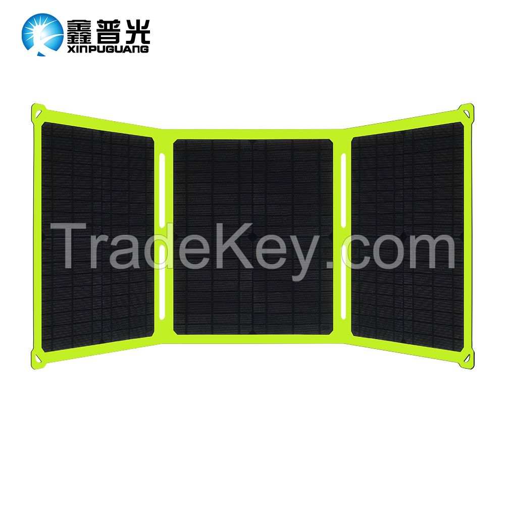 54W/18V Foldable Solar Panel For RV Camping Outdoor And Battery Charger