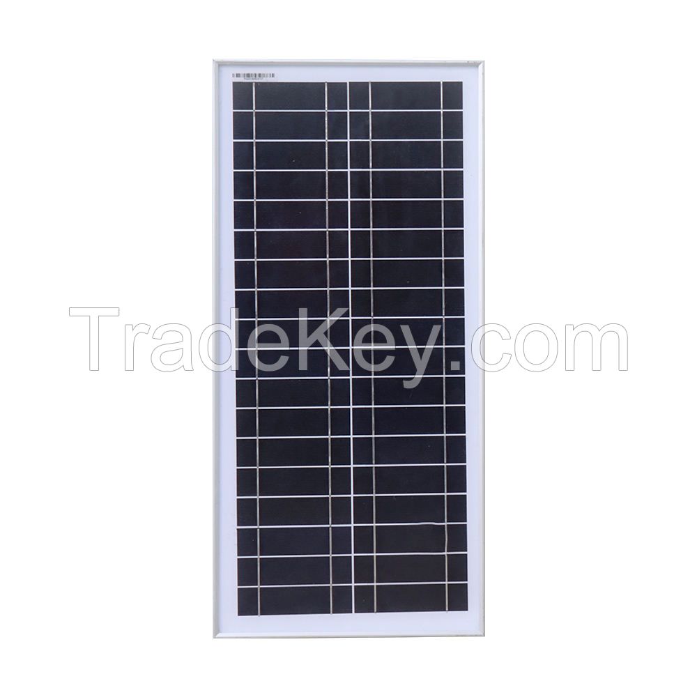 Solarparts18V 23W Rigid Solar Panel For Light Monitor Outdoor And Charger