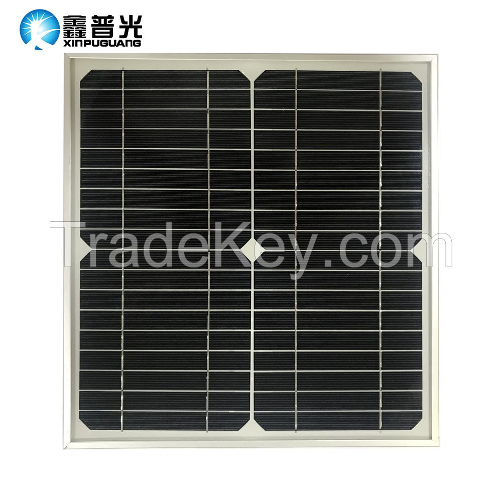 10W Rigid Solar Panel For Light Monitor And Charger
