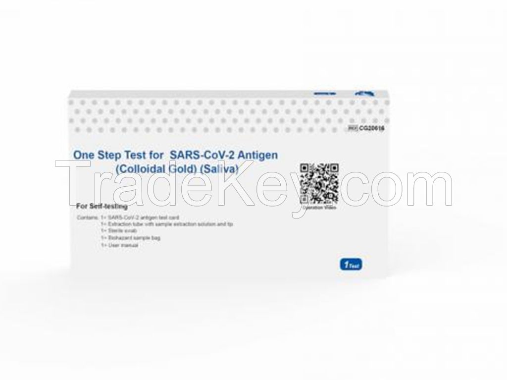 saliva antigen test kit with CE certificate