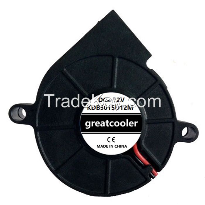 5015 DC Blower Fan sleeve/ball bearing 12V 24V 50x50x15mm