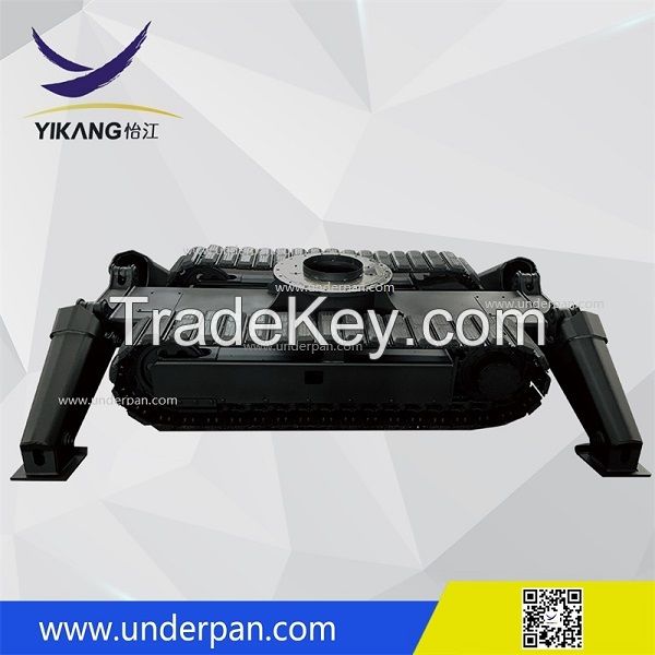 Underwater robot steel track undercarriage with slewing bearing for drilling rig excavator crawler robot from China YIKANG