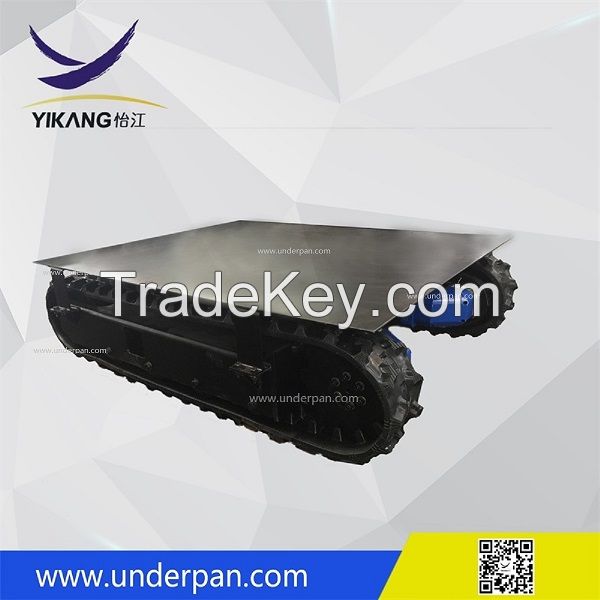 New design custom crawler orchard spary equipment chassis base rubber track undercarriage from China