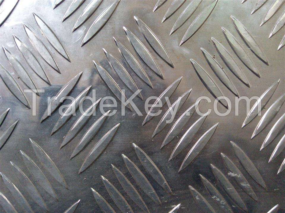 3003-H22 Bright Finish Diamond Tread Plate aluminum sheet