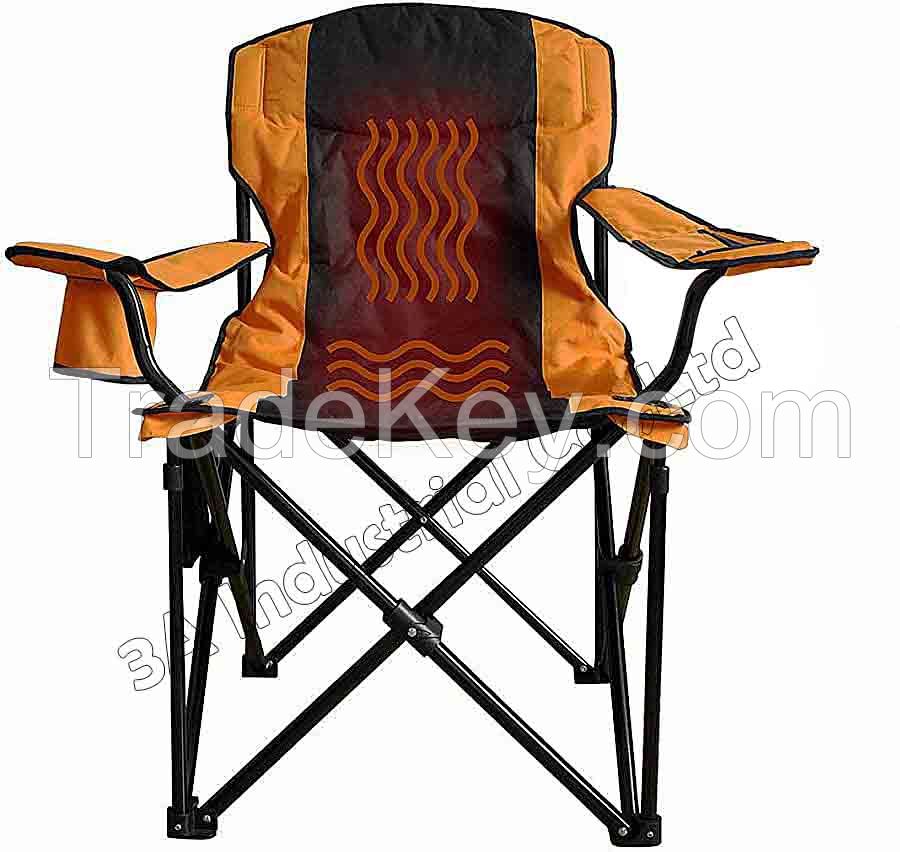 Heated Oversized Camping Armchair