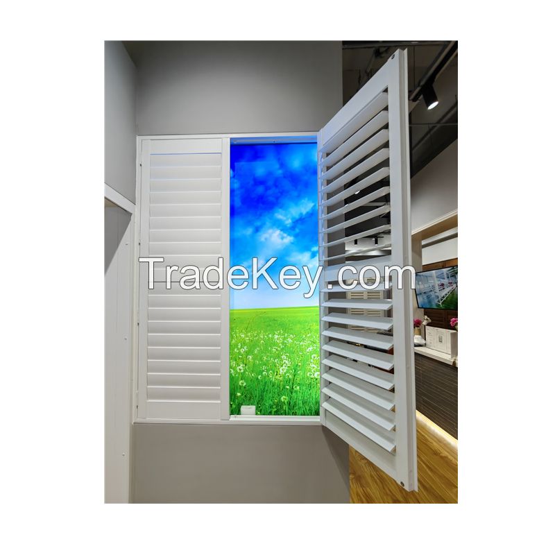 High quality interior PVC window shutters plantation shutters