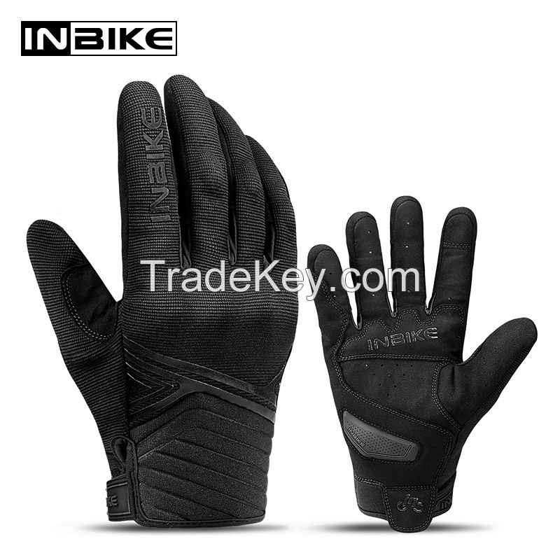 INBIKE Wholesale Men Outdoor Sport Breathable Full Finger Downhill Riding Motocross Motorcycle Gloves IM902
