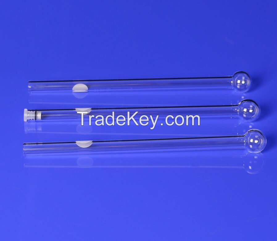 Custom laboratory quartz glass tube quartz instrument quartz glass tube apparatus