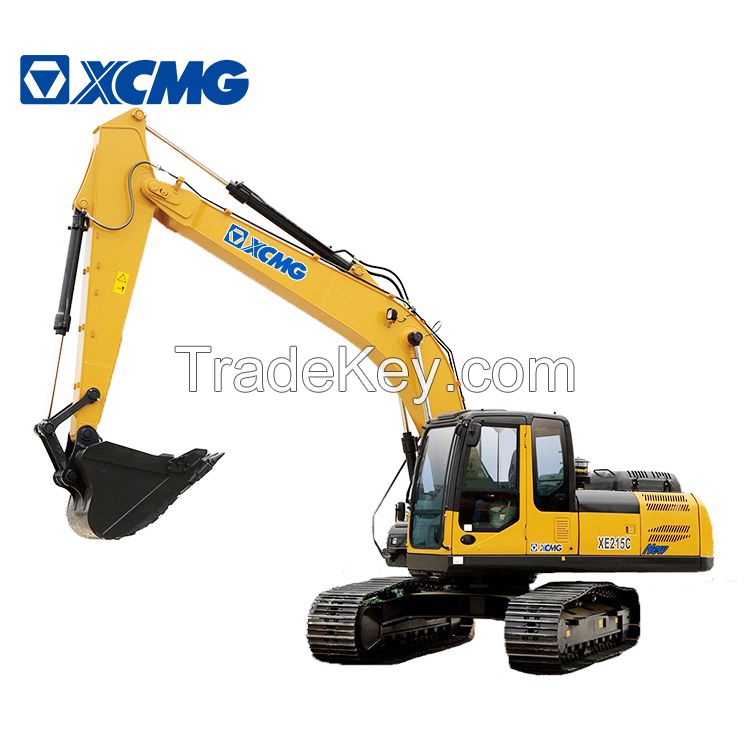 XCMG Official Manufacturer XE215C 21 ton new hydraulic crawler excavator for sale