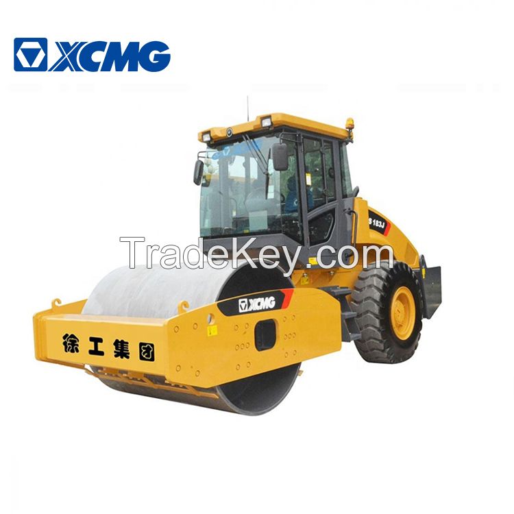 XCMG Official 18 Ton Single Drum Vibratory Road Roller Xs183j Price