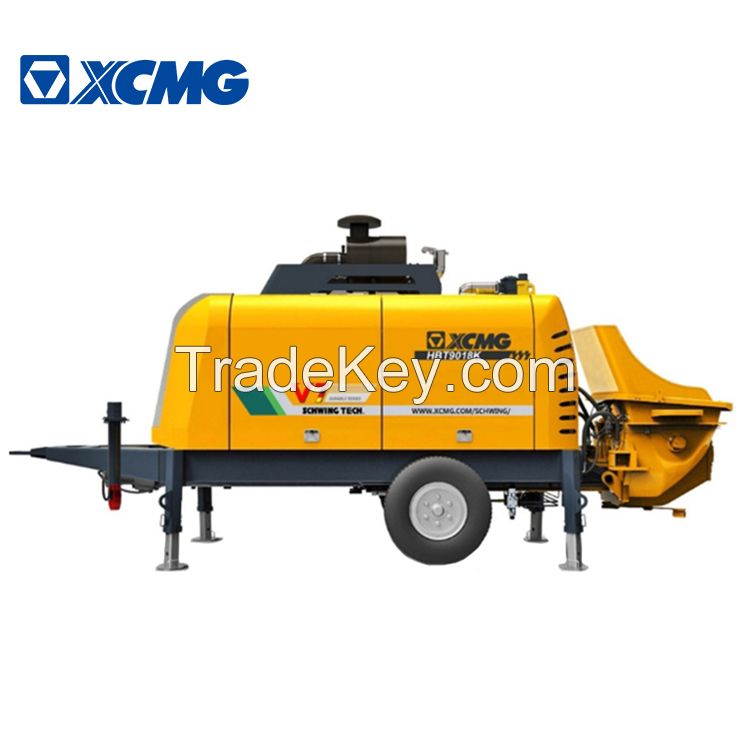 XCMG Official Hbt9018K Diesel Trailer Concrete Pump Price for Sale