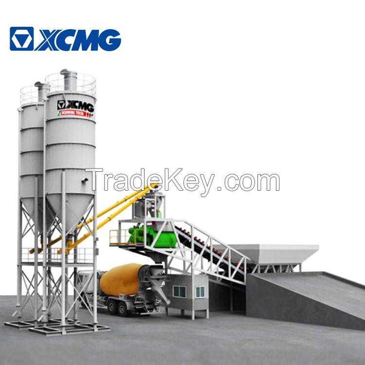 XCMG Factory Hzs75vy 75m3/H Schwing Mobile Concrete Batching Plant Price