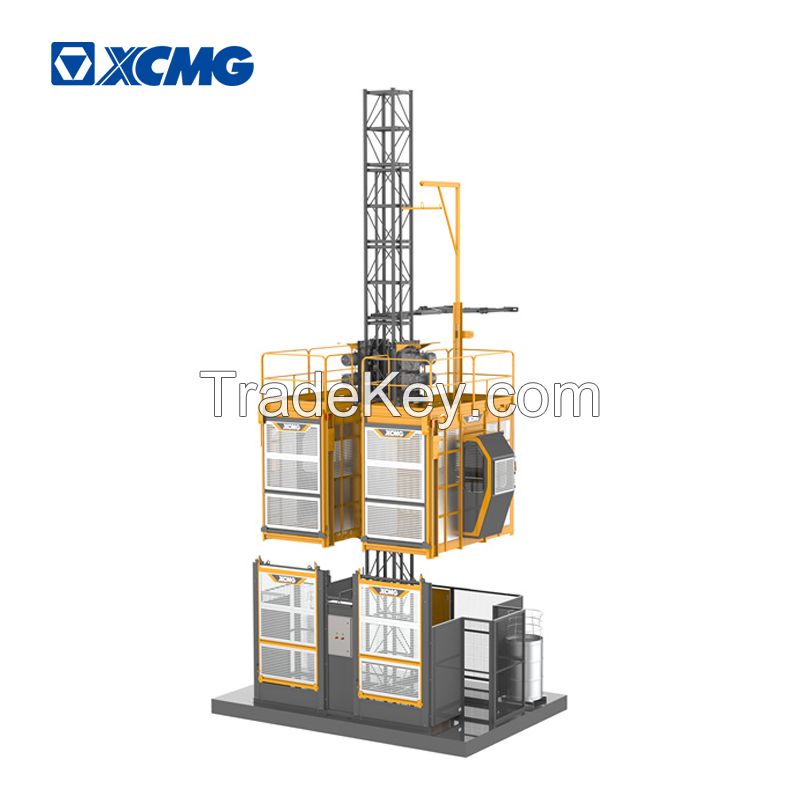 XCMG Official 4 Ton Double Cage Construction Elevator Hoist Sc200/200 Lifter for Construction