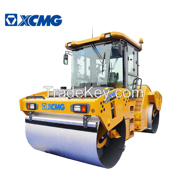 XCMG 12 Ton Road Roller Xd123 Double Drum Vibration Roller Compactor Machine Price
