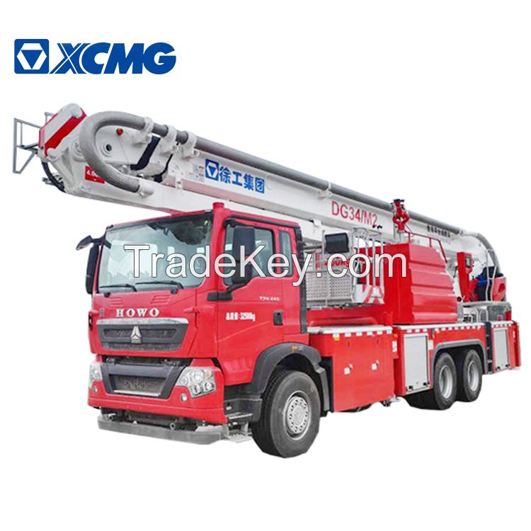 XCMG Official Fire Truck Dg34m2 China New 34 Meter Aerial Platform Fire Fighting Truck for Sale