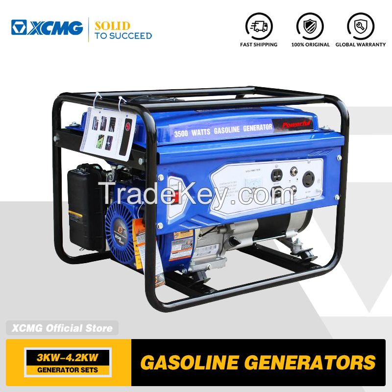XCMG Official 3kw 3.7kw 4kw 4.2kw Powerful Gasoline Generators Price for Sale