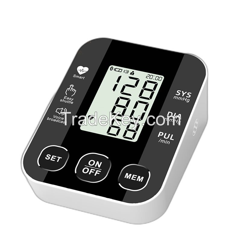 Arm binding blood pressure monitor for household travel