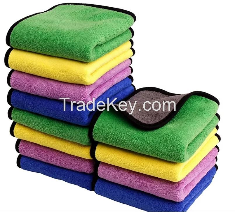 car drying fabric for hanging terry micro fibre car wash cloth towels twisted 60 x40 wholesale