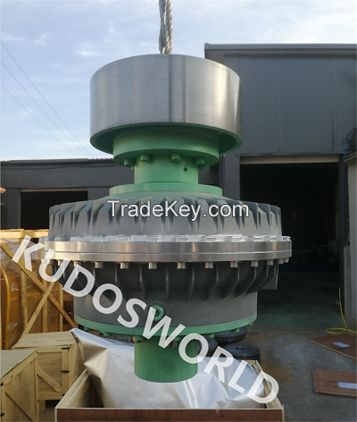 fluid coupling with brake