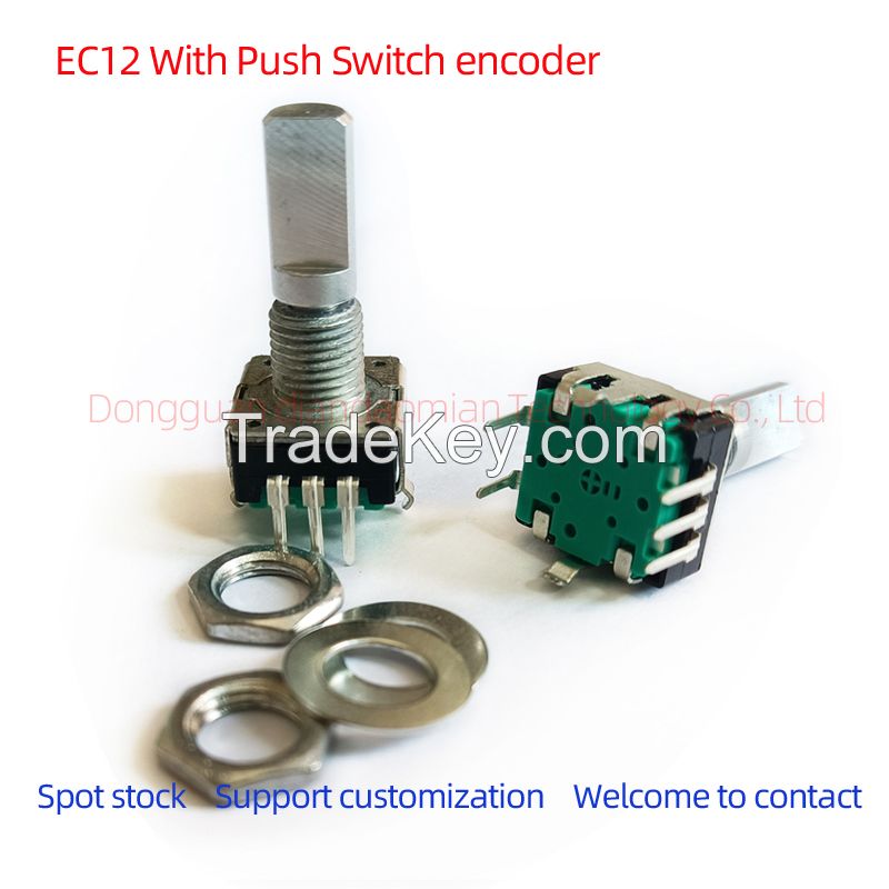 12mm Rotary encoder with push switch