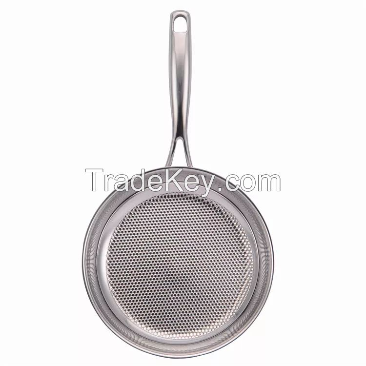 Multi-ply Induction bottom stainless steel non-stick frying pan