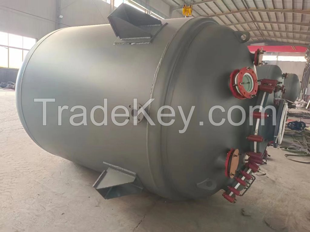 PTFE, PFA lined reactor, mixing tank china manufacturer from Zibo Hanchei chemical equipment